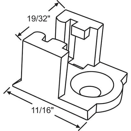 Strybuc Sash Clip 72-601
